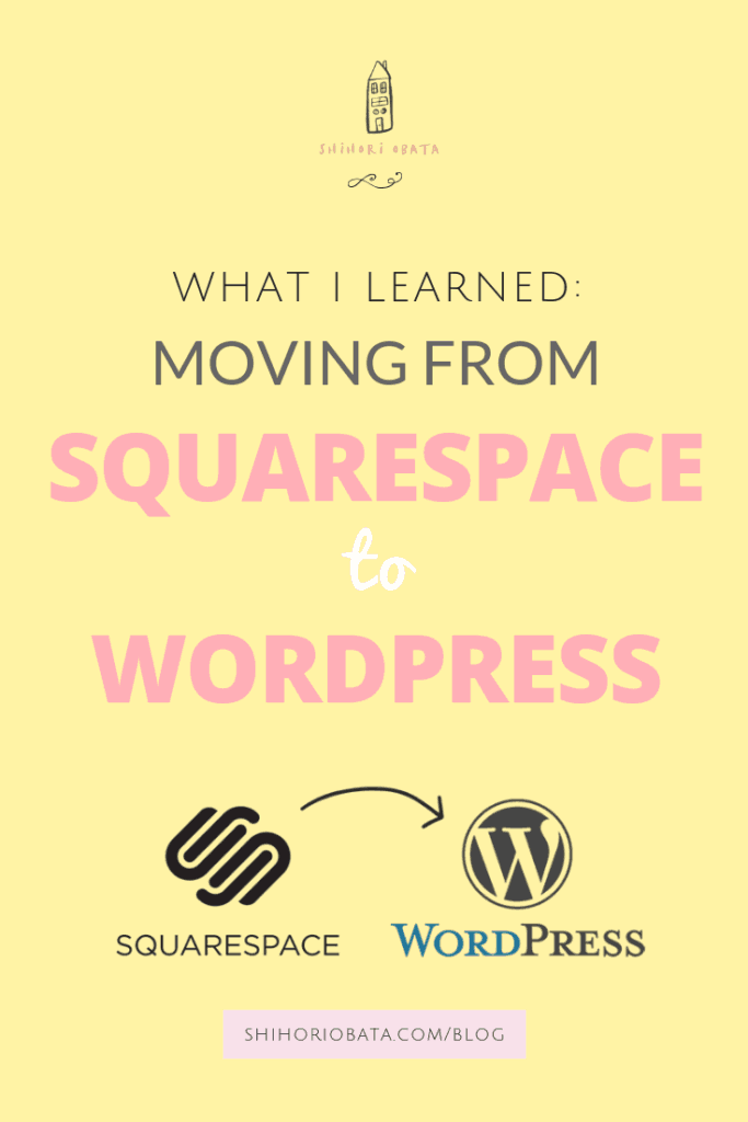 Moving site from Squarespace to WordPress