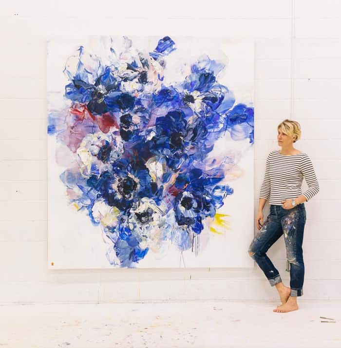 Bobbie Burgers Floral Painting