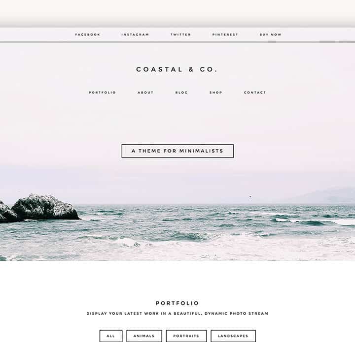 Feminine Wordpress Theme Blog
