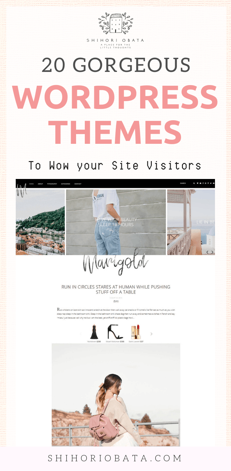 Feminine WordPress Blog Themes for Bloggers