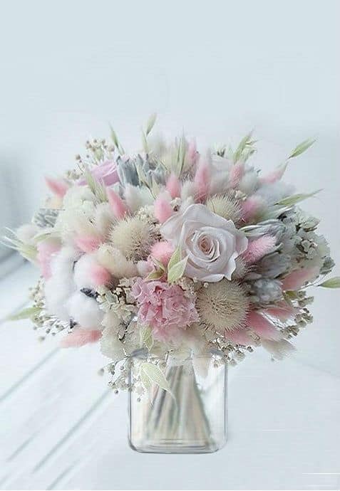 Pastel Flower Arrangement Idea
