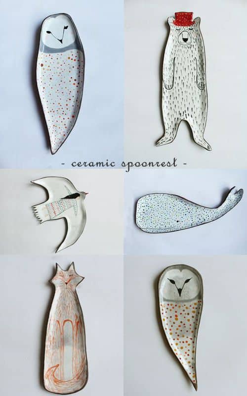Animal Spoonrest Ceramics