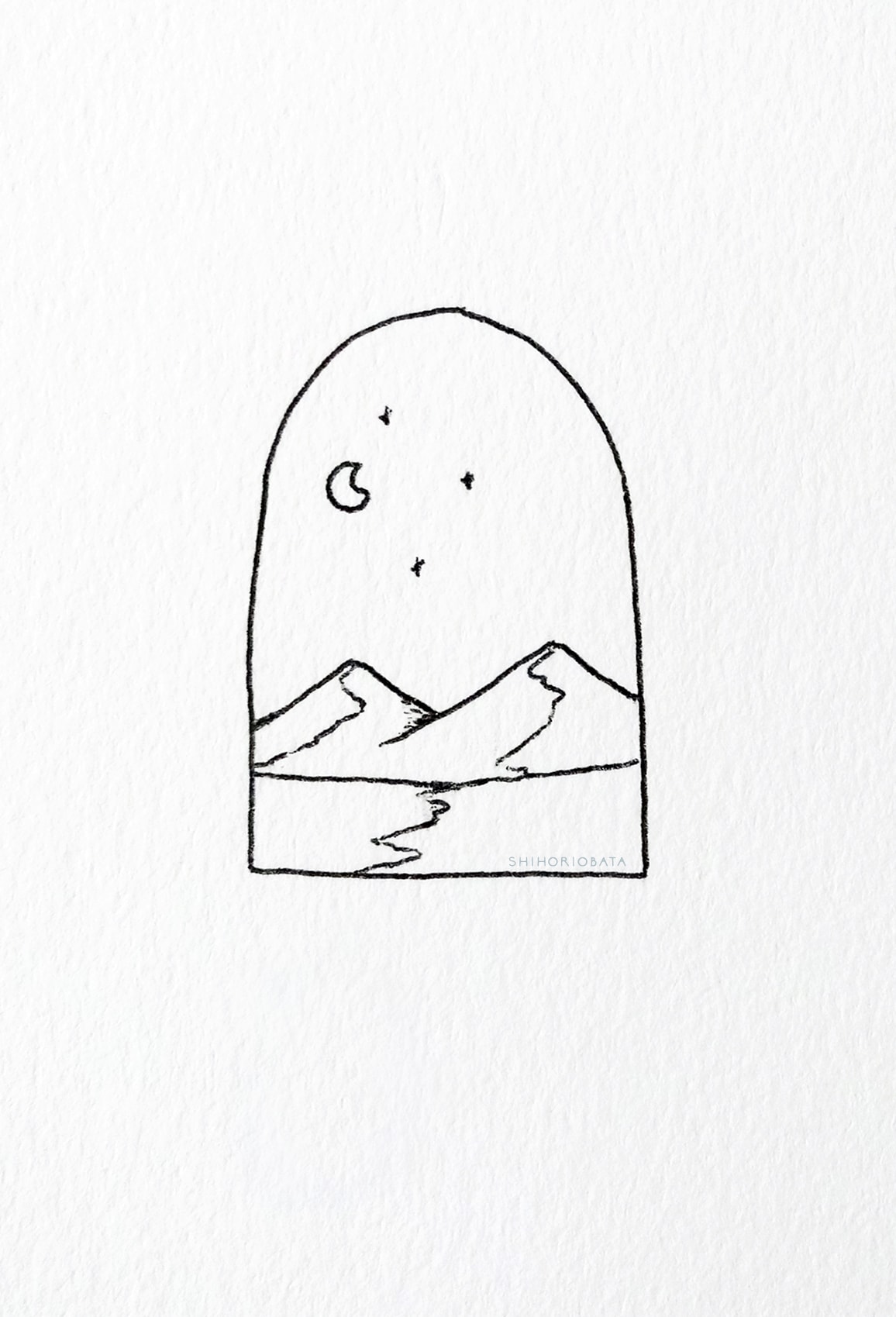 Mountain Drawing Idea