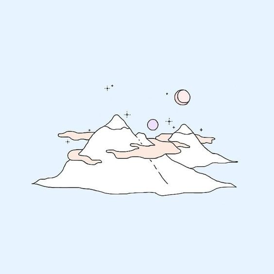 Mountain Drawing Idea