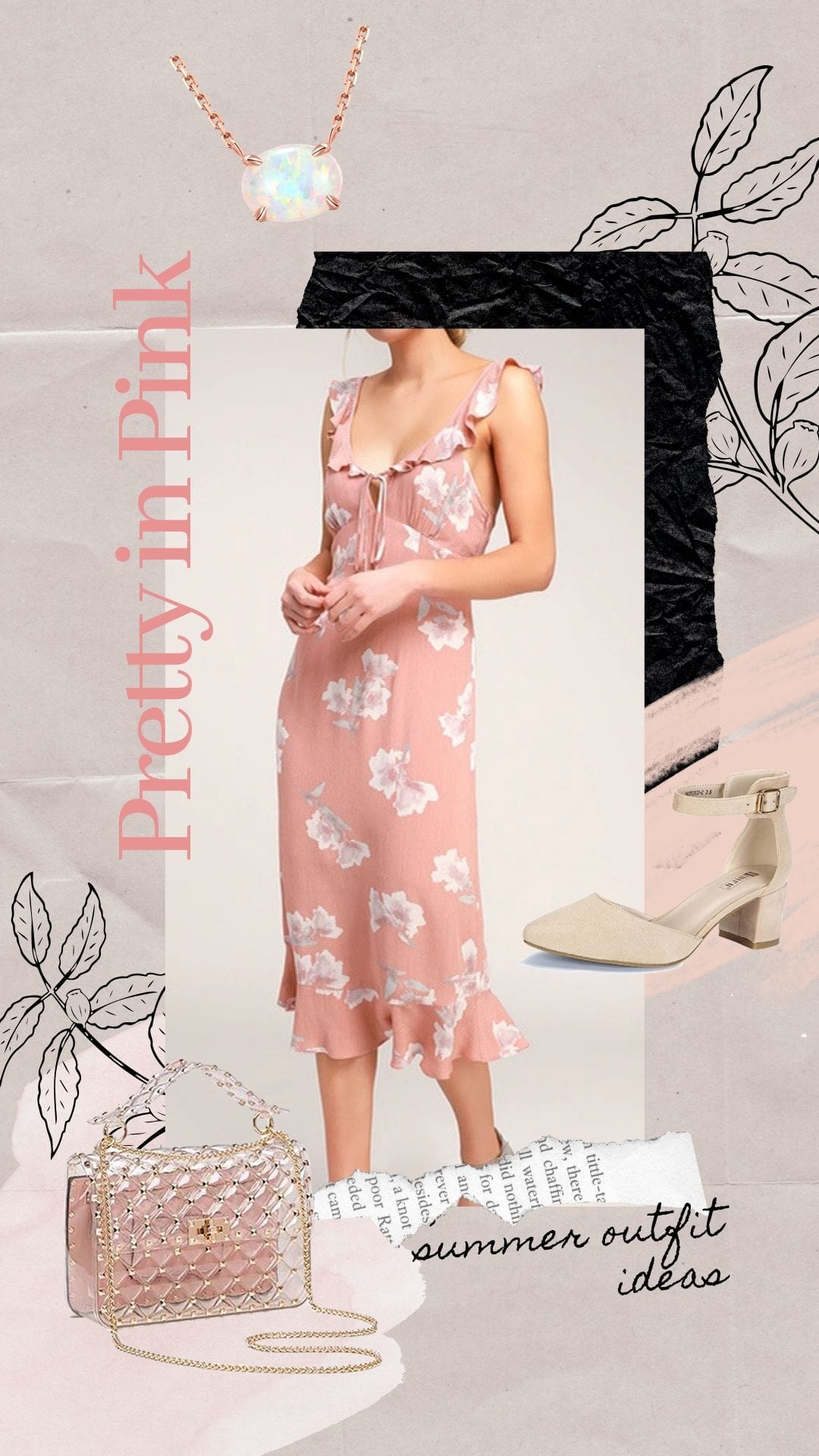 Pink Dress Outfit