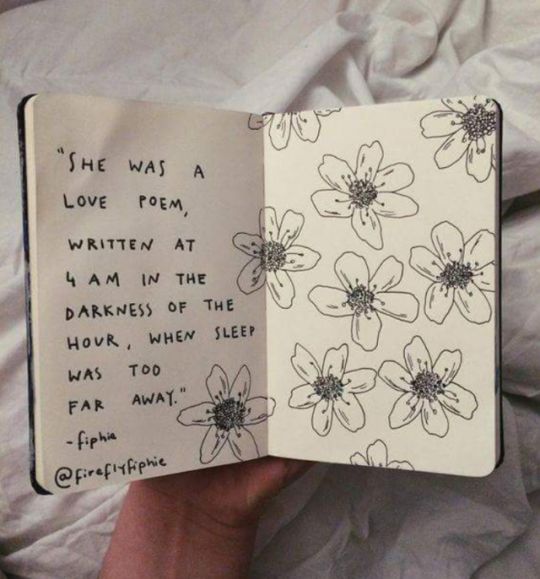 Floral Drawing - Art Sketchbook