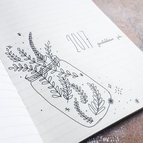 Botanical Leaf Drawing Ideas