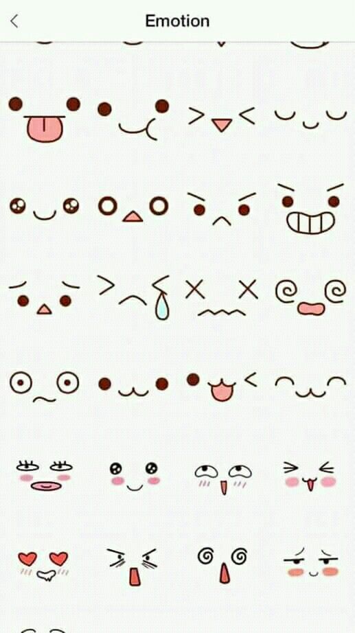 Cute Easy Faces to Doodle
