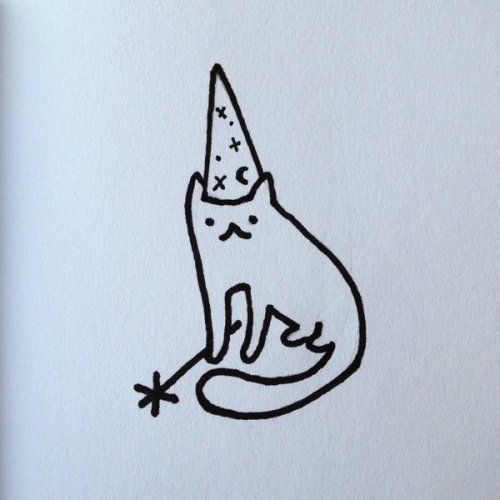 Easy Things to Draw - Cat
