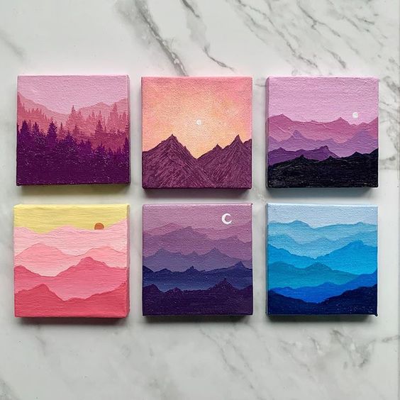 30 DIY Easy Canvas Painting Ideas For Beginners
