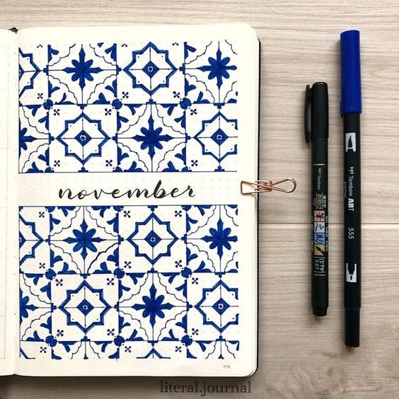 idee per il bullet journal di novembre