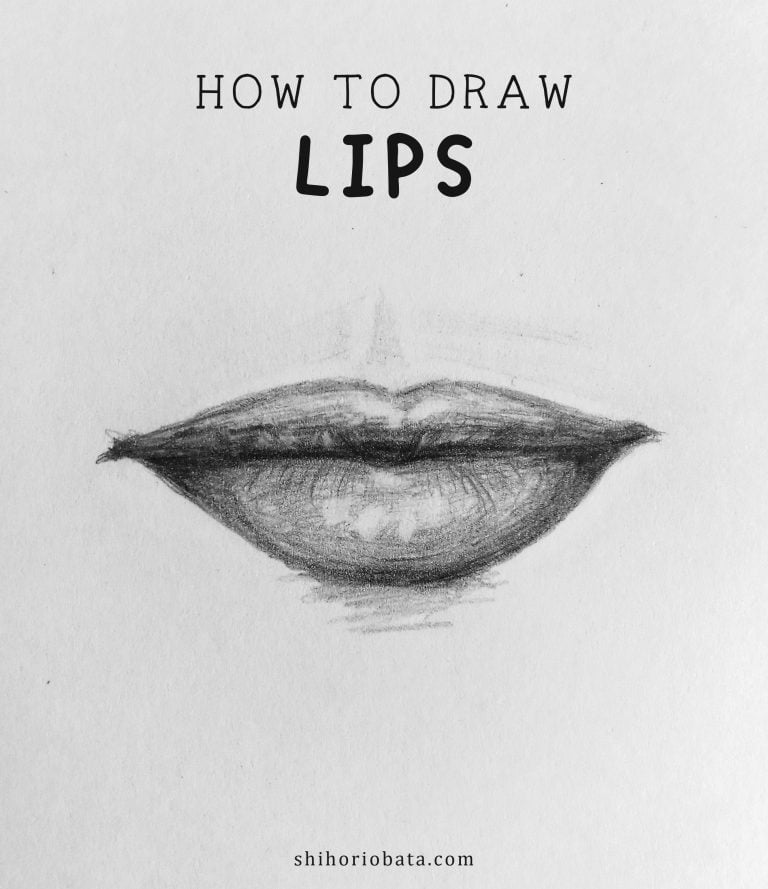 How to Draw Realistic Lips Step by Step