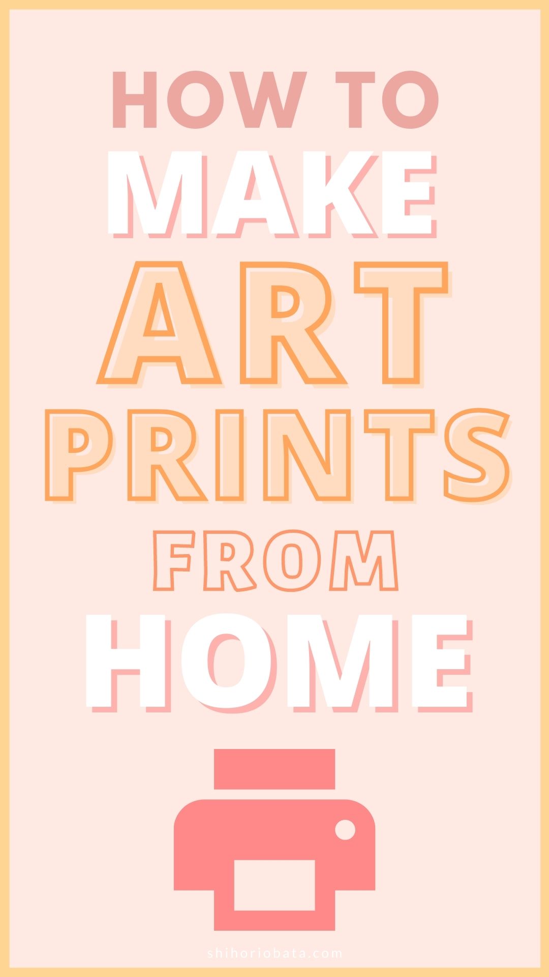 How to Make Art Prints At Home