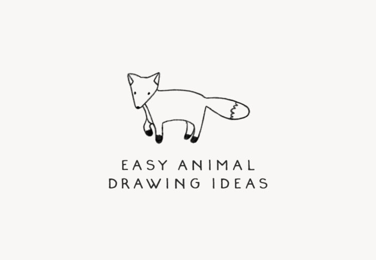 easy animal drawing ideas