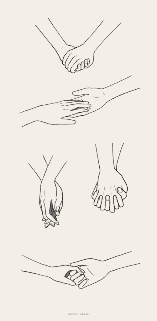 Holding hands heart | Human heart drawing, Heart drawing, Easy drawings