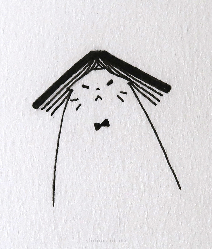 cat and book drawing