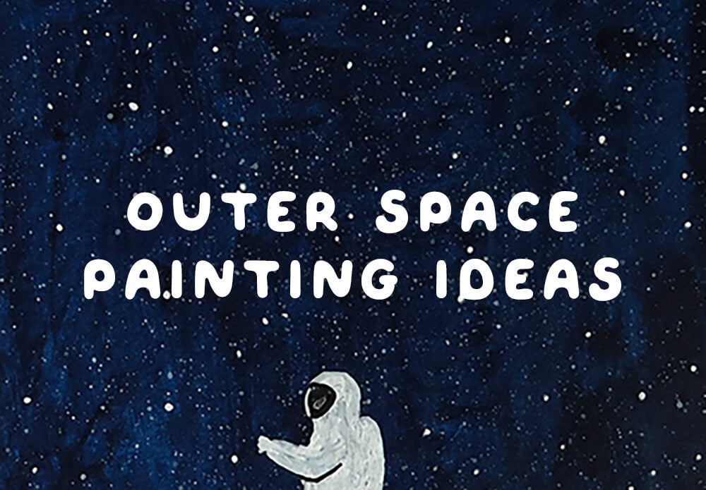 outer space painting ideas