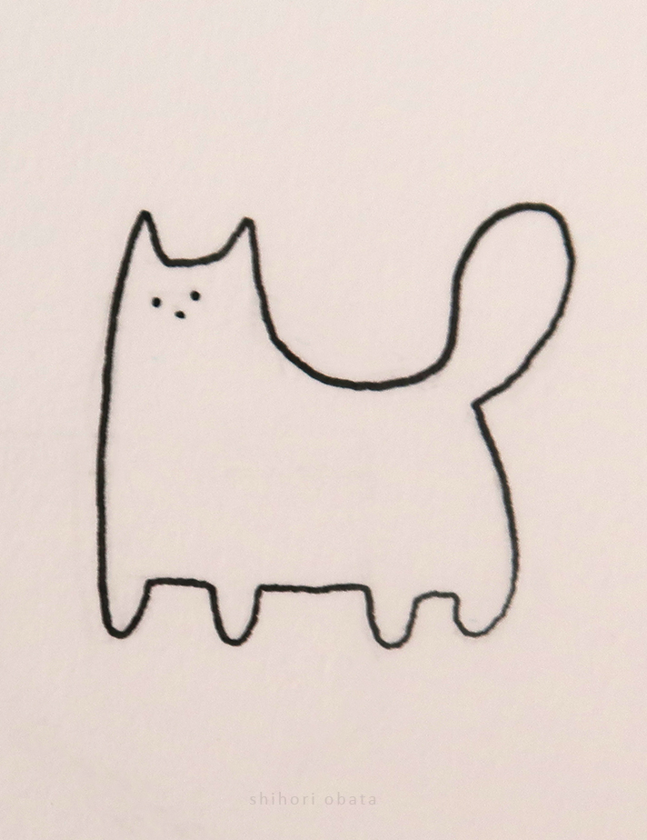 cat drawing simple