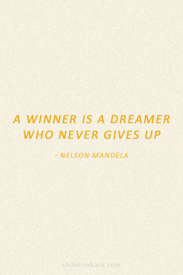 a winner is a dreamer quote