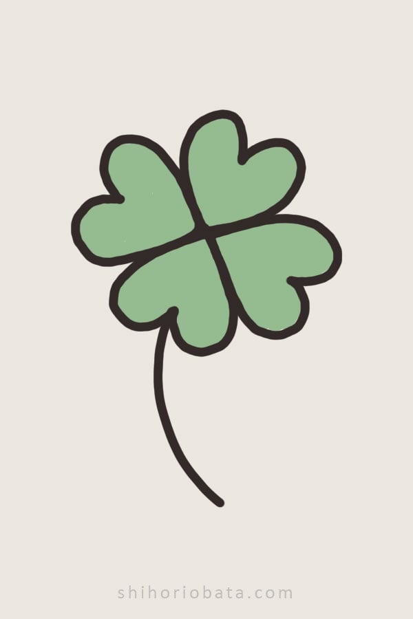 four leaf clover tattoo