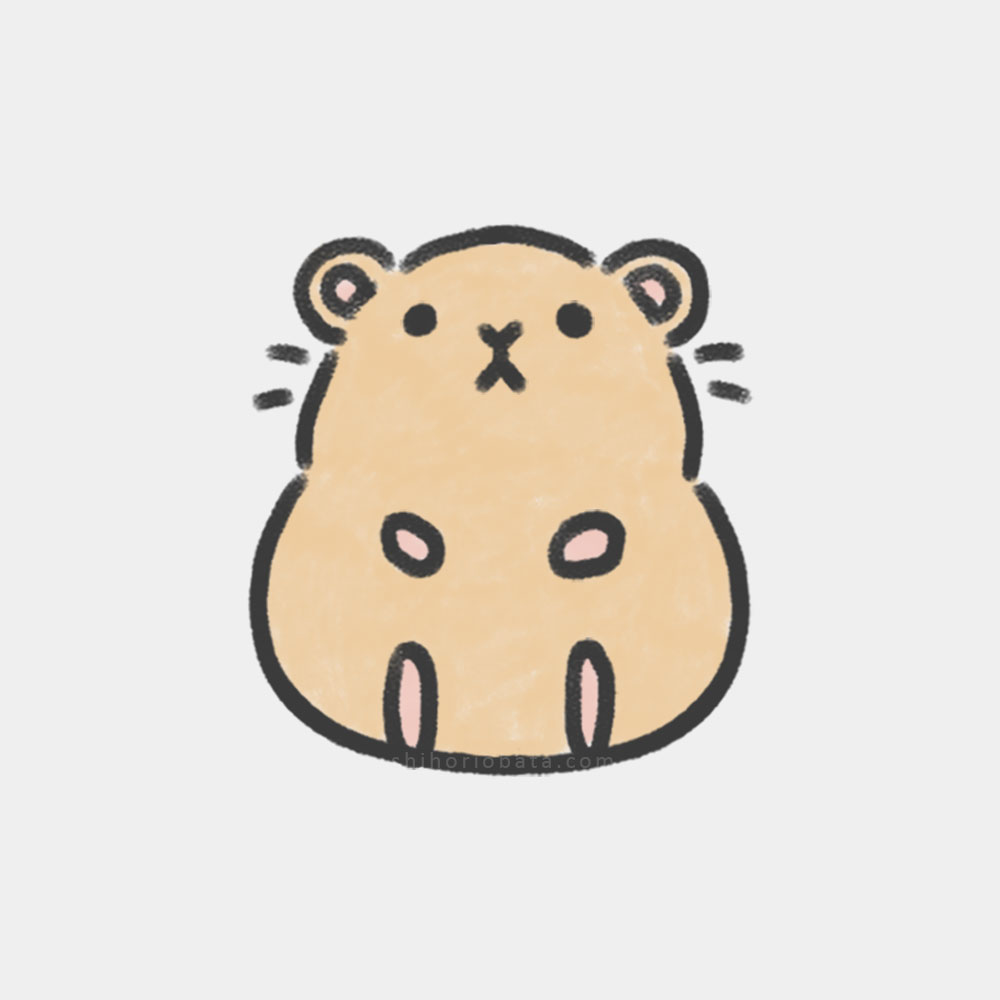 20 Cute Easy Hamster Drawing Ideas