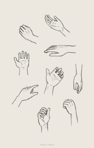 20 Hand Drawing Ideas: How to Draw Hands
