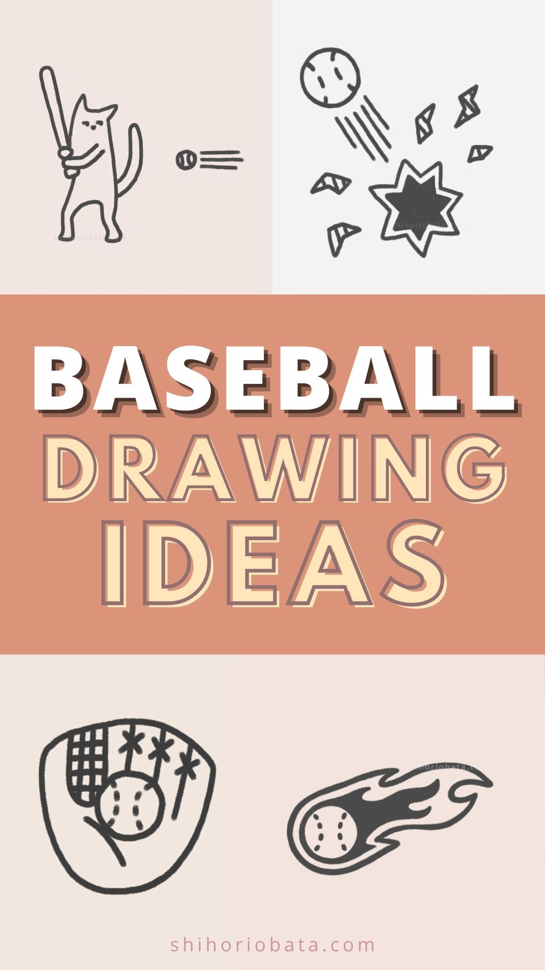 17 Easy Baseball Drawing Ideas