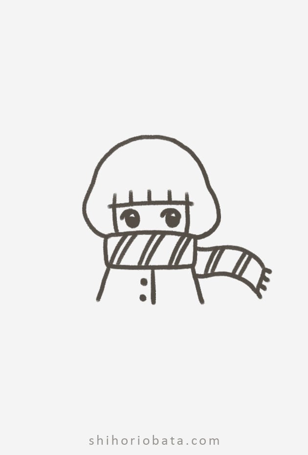 anime girl drawing