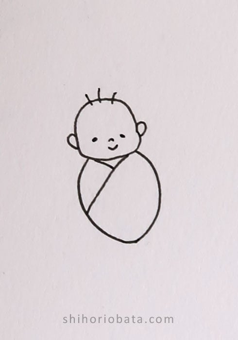 baby drawing easy
