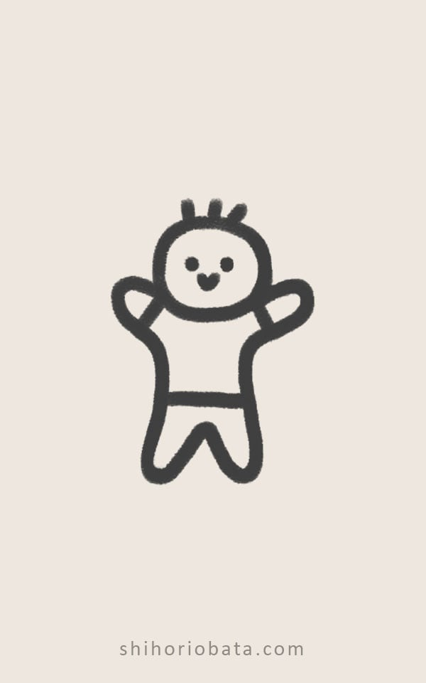 simple person doodle