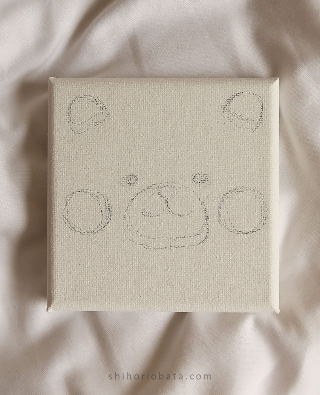 Easy Bear Painting Idea: Step by Step Tutorial using Acrylic Paint