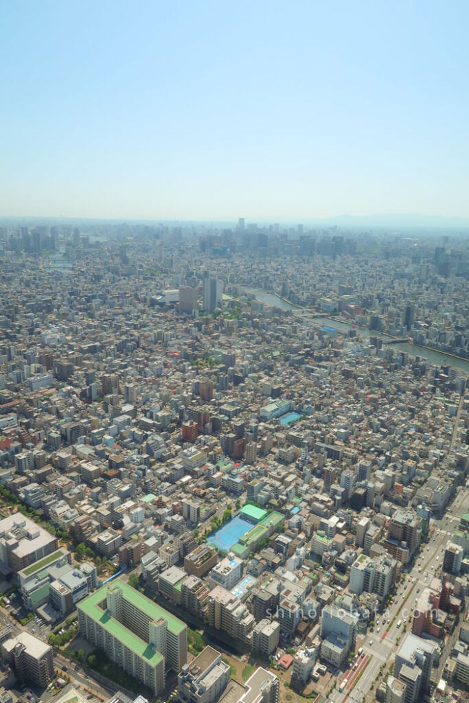 view from Tokyo Skytree