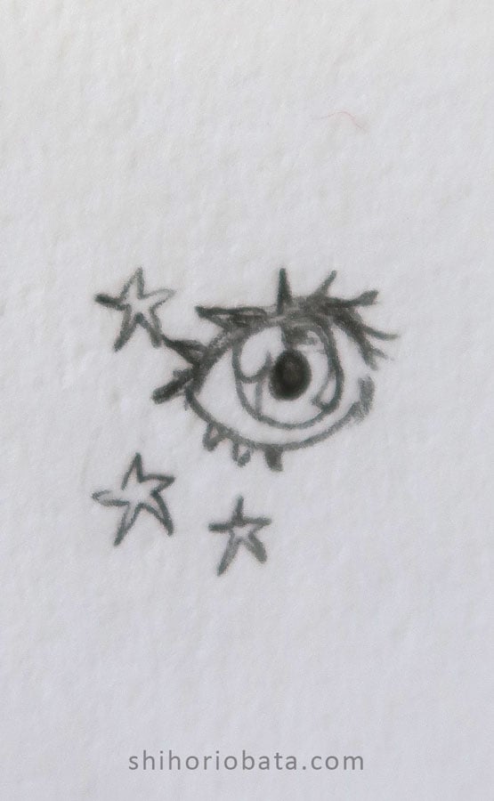 anime eye drawing