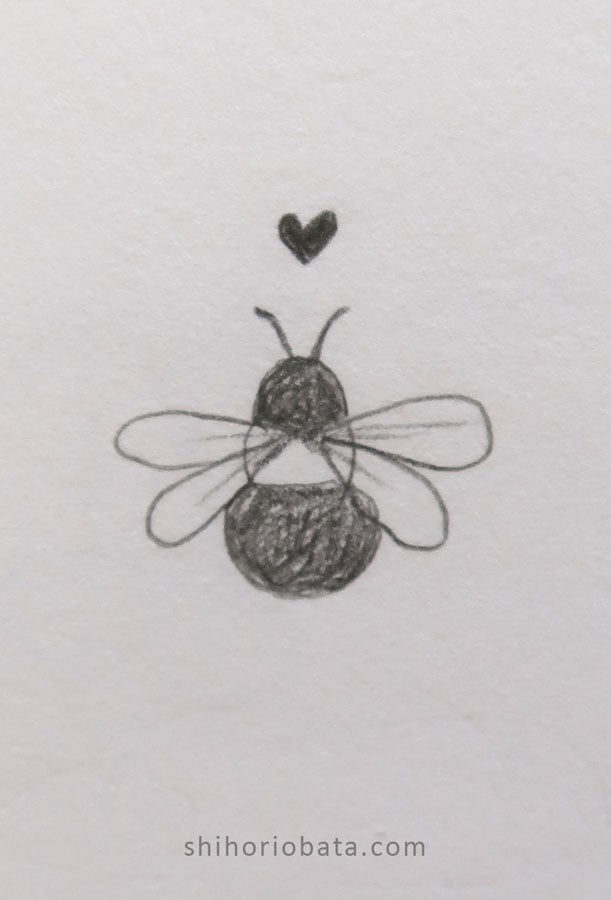 bee drawing