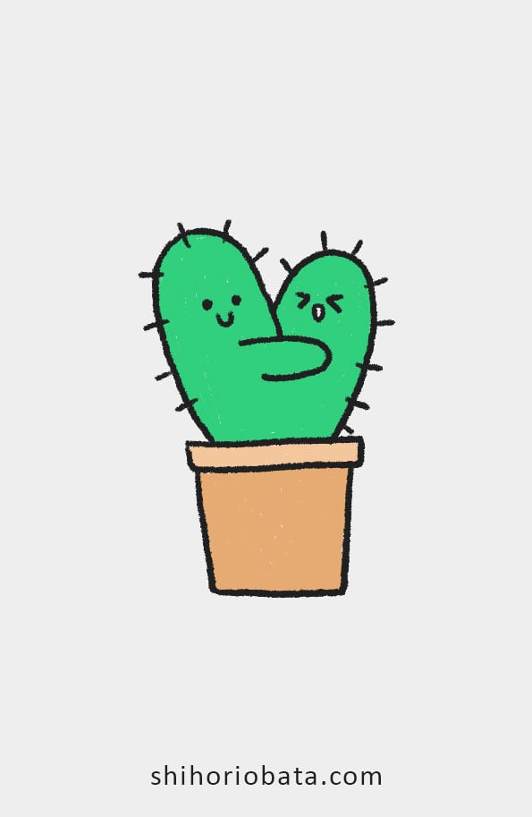 Cactus drawing