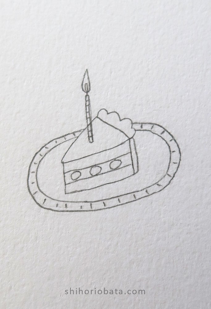 cake drawing