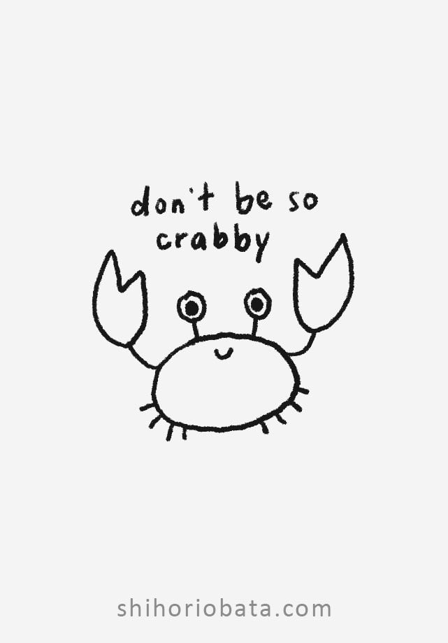 crab drawing