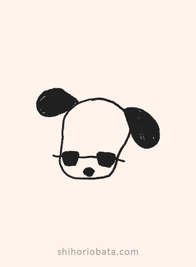 dog drawing easy