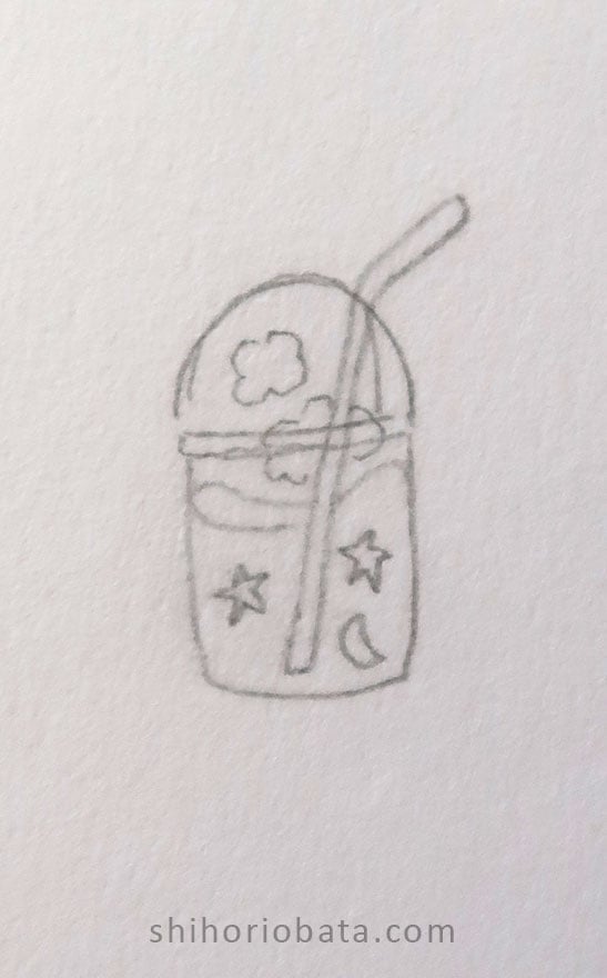 coffee drink drawing