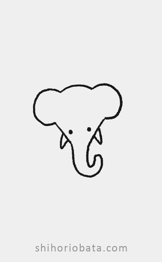 elephant drawing
