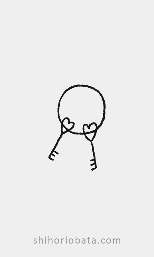 key ring drawing