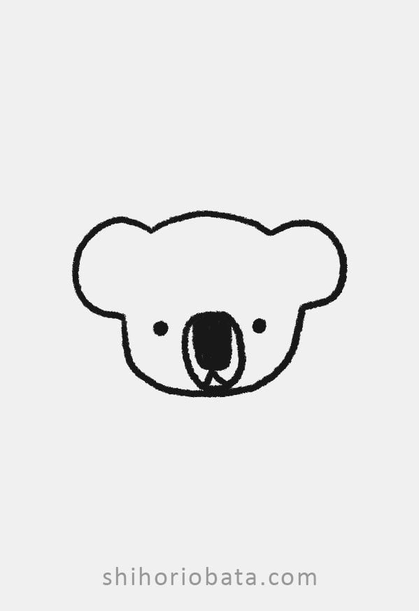 koala drawing cute