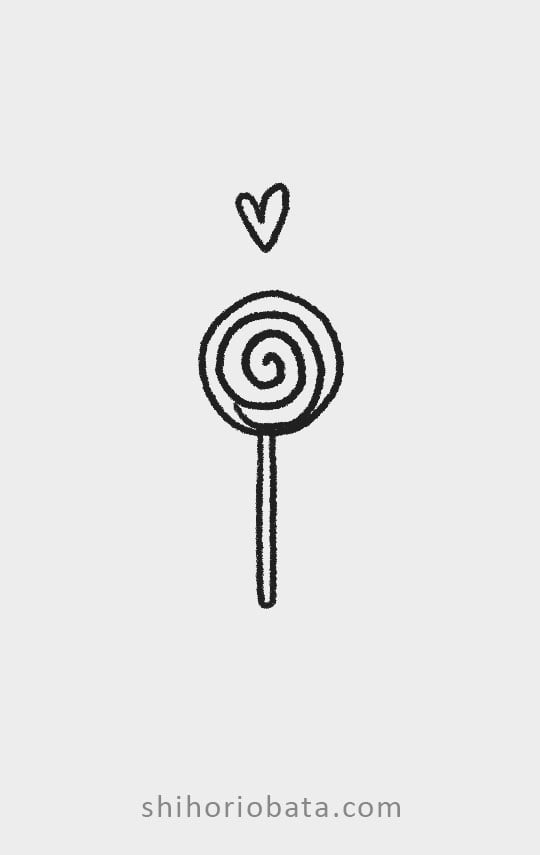 lollipop drawing
