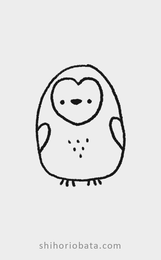 owl drawing
