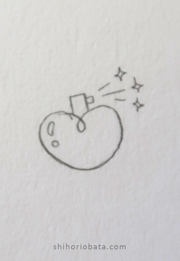 perfume drawing simple