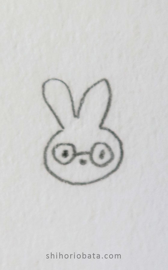 bunny rabbit drawing easy