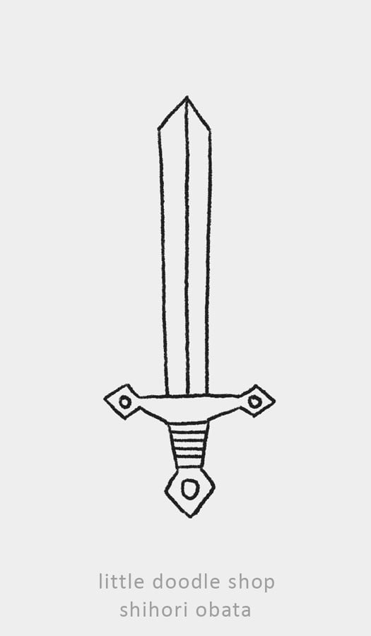 sword drawing