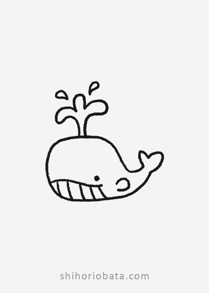 whale drawing