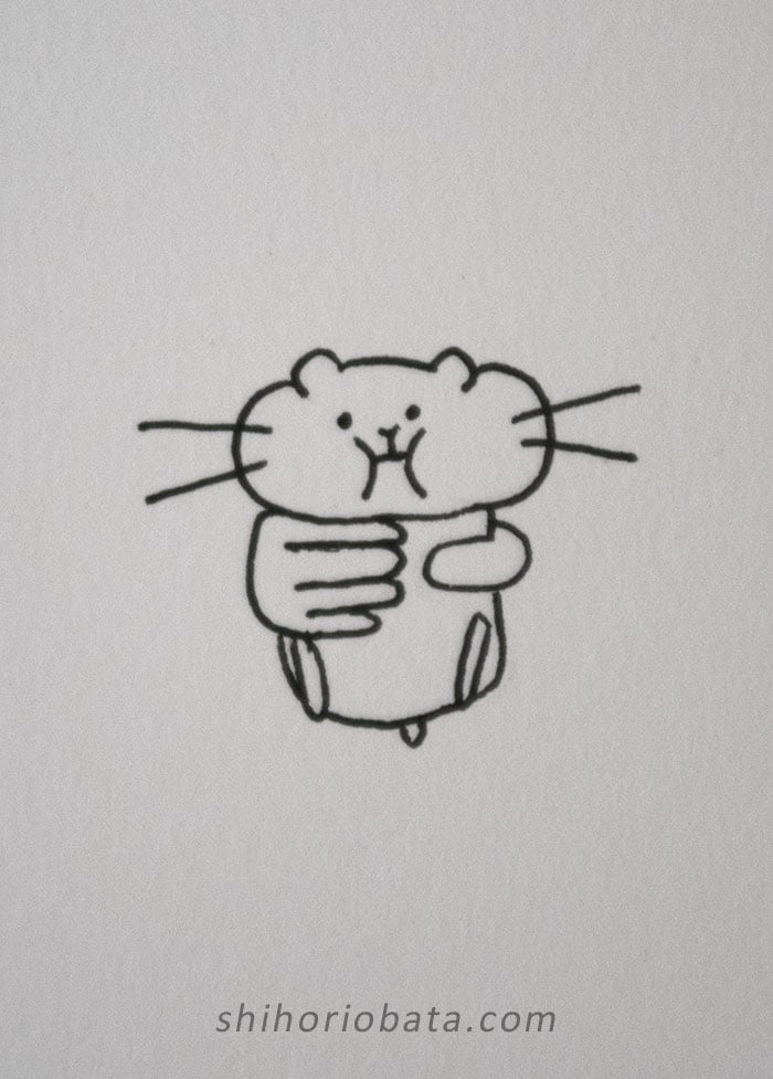 hamster drawing