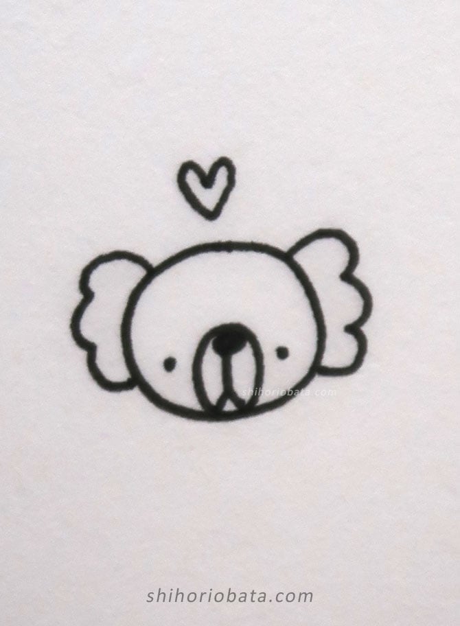 koala drawing easy